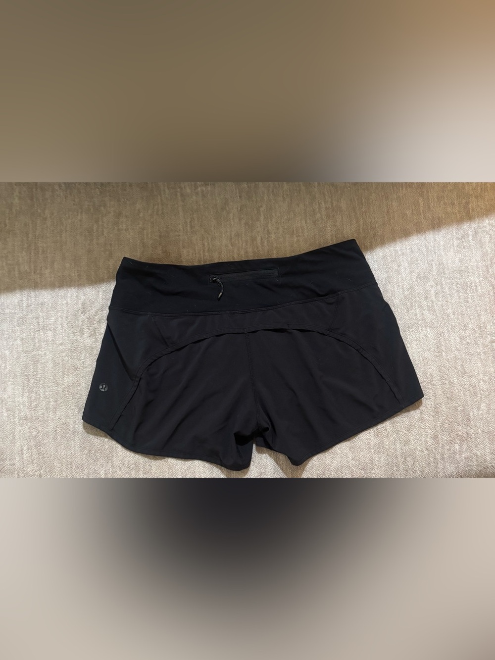 Black lululemon shorts - Picture 2 of 2